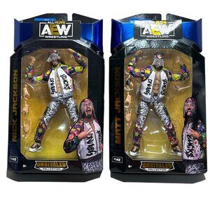 All Elite Wrestling Unrivaled Collection Matt & Nick Jackson Action Figures